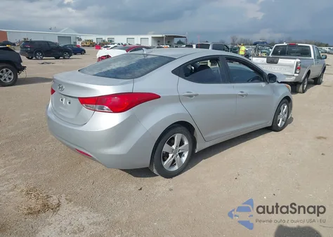 2013 Hyundai Elantra Gls from USA, damaged, VIN 5NPDH4AE3DH385574